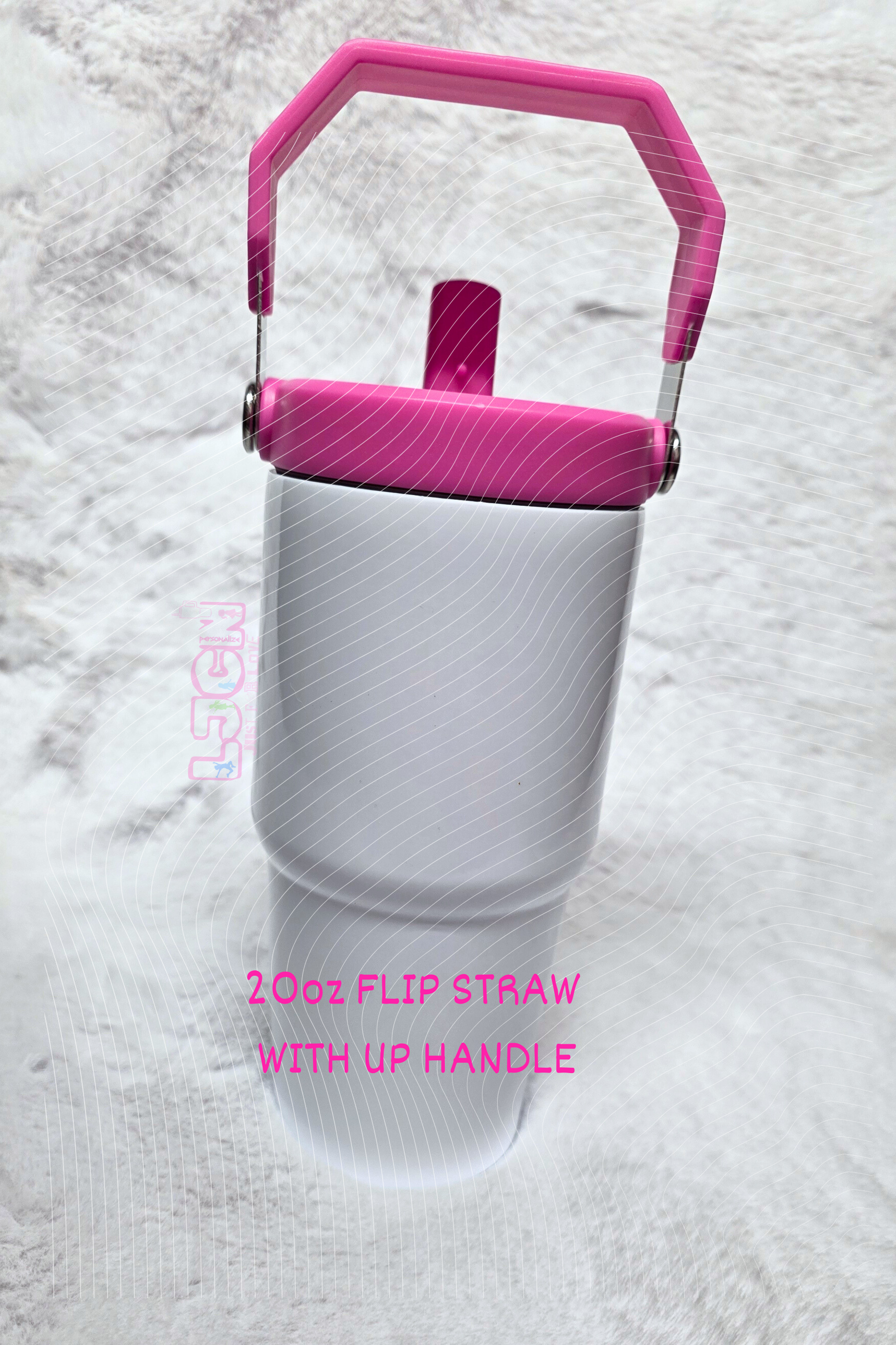 LONG EARS PUP FLIP STRAW TUMBLER