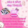 BALL Z SPLIT TUMBLER