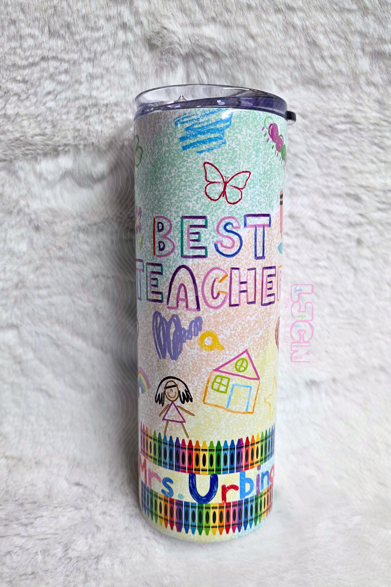 TEACHER SKINNY TUMBLER
