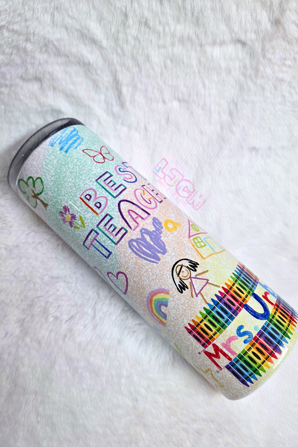 TEACHER SKINNY TUMBLER