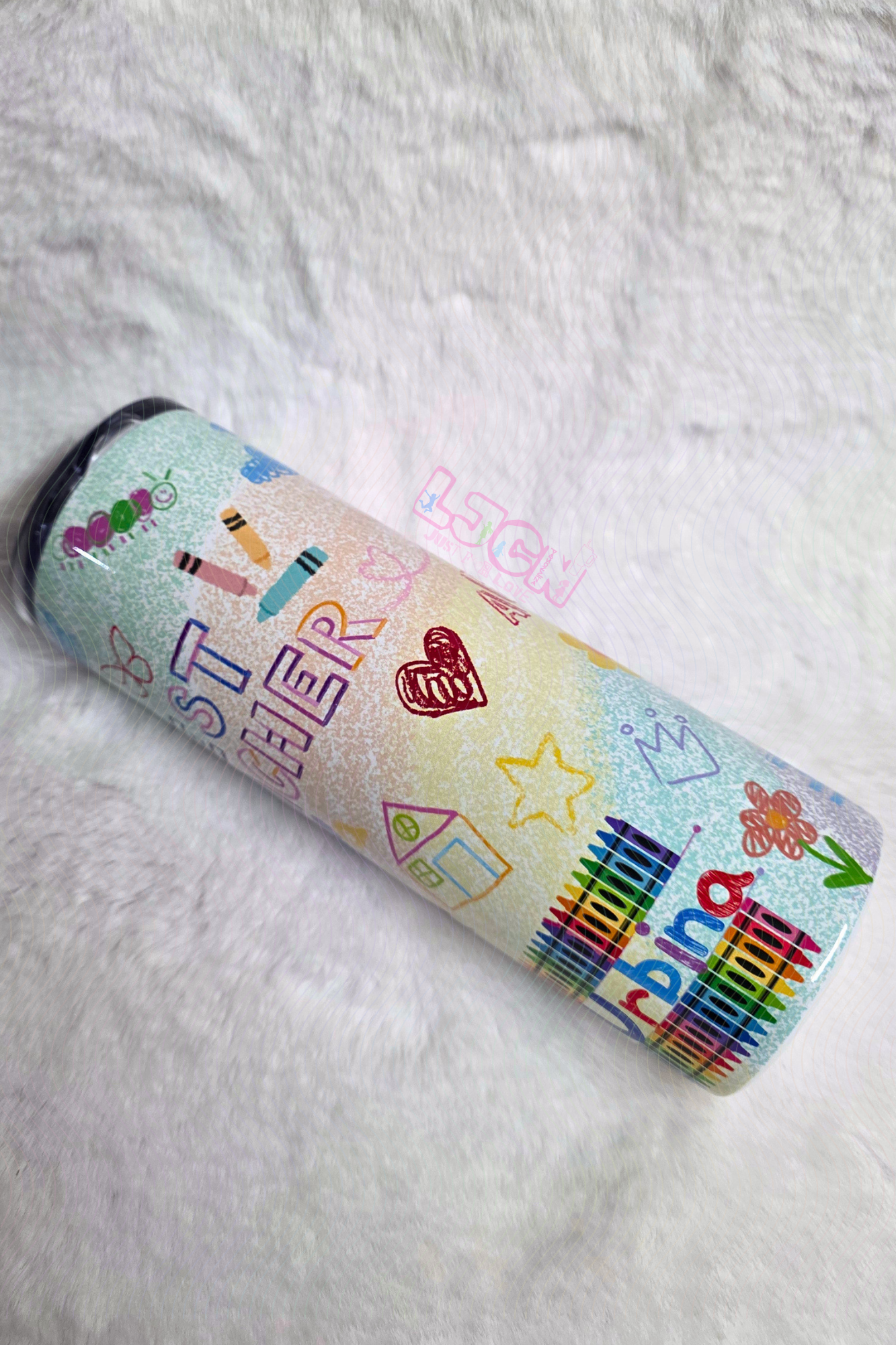 TEACHER SKINNY TUMBLER