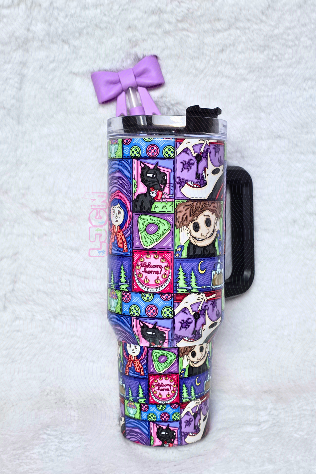 MASHUP PATCHES BUTTON TUMBLER