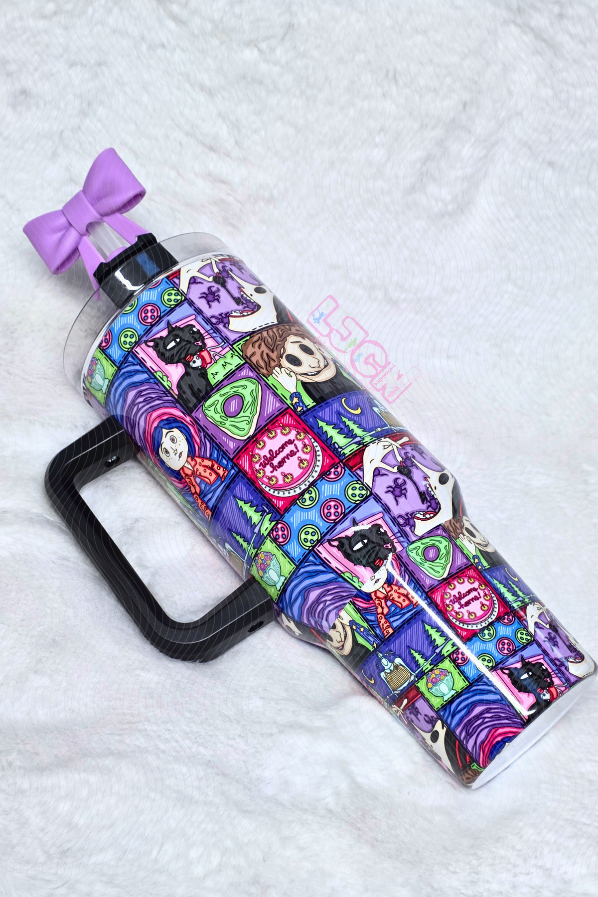 MASHUP PATCHES BUTTON TUMBLER
