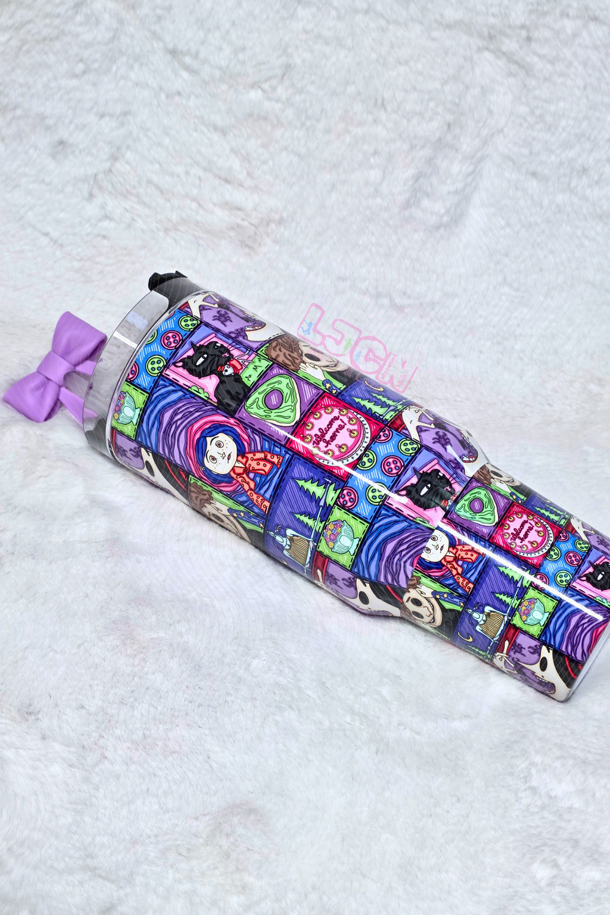 MASHUP PATCHES BUTTON TUMBLER