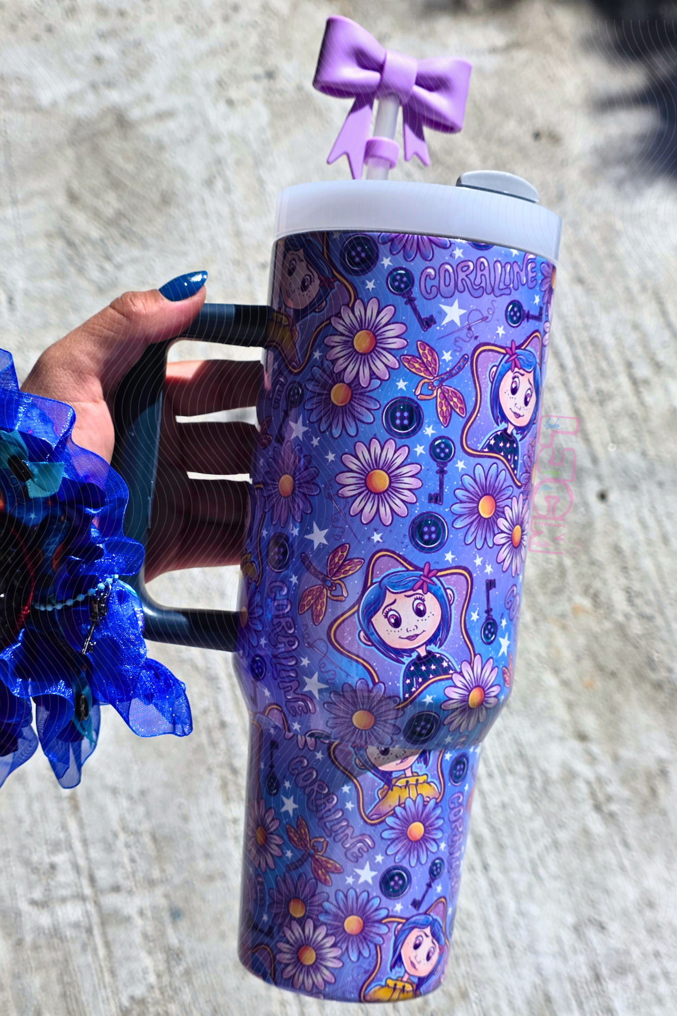 BUTTON GIRL TUMBLER