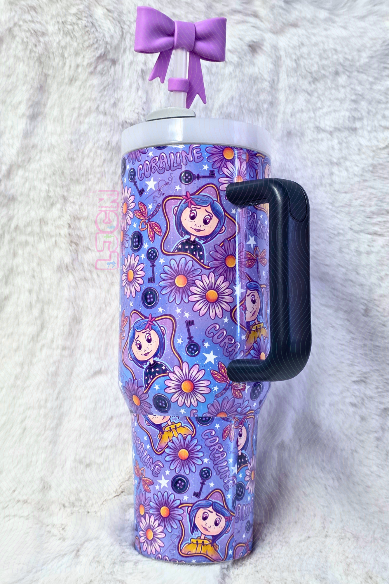 BUTTON GIRL TUMBLER