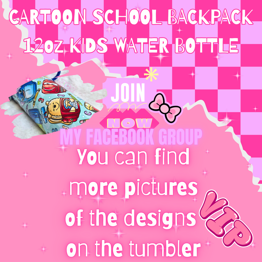 CARTOON SCHOOL BACKPACK