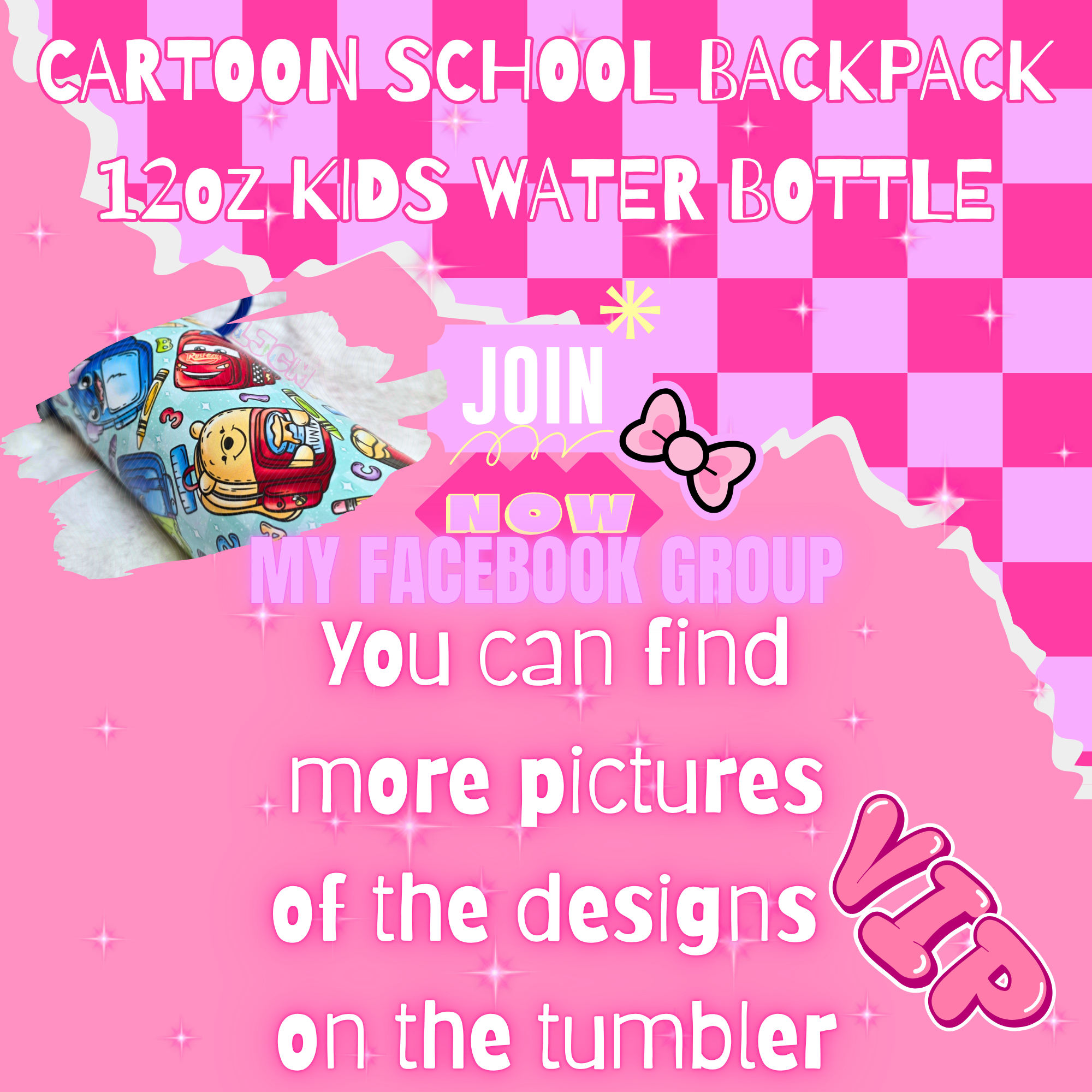 CARTOON SCHOOL BACKPACK