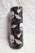 MIDNIGHT ROSARY SKINNY TUMBLER