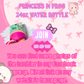 PRINCSS N FROG WATER BOTTLE