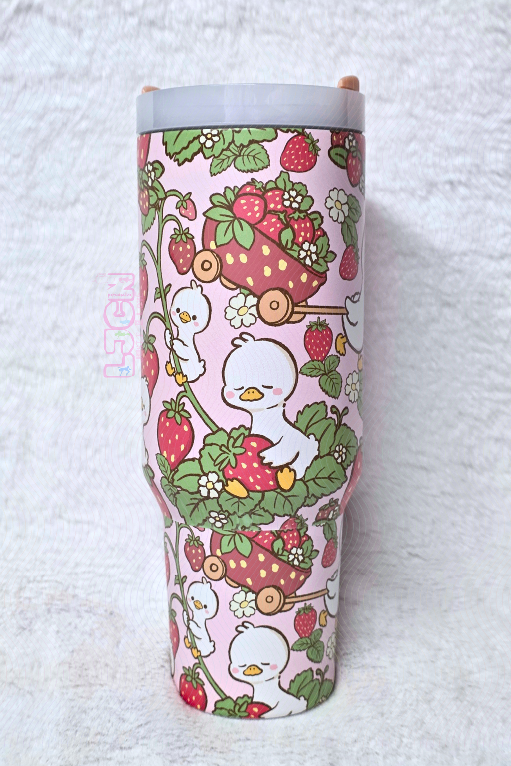 DUCK STRAWBERRY TUMBLER