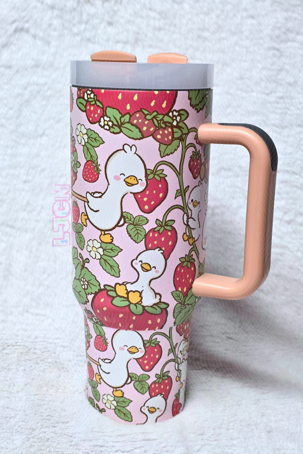 DUCK STRAWBERRY TUMBLER