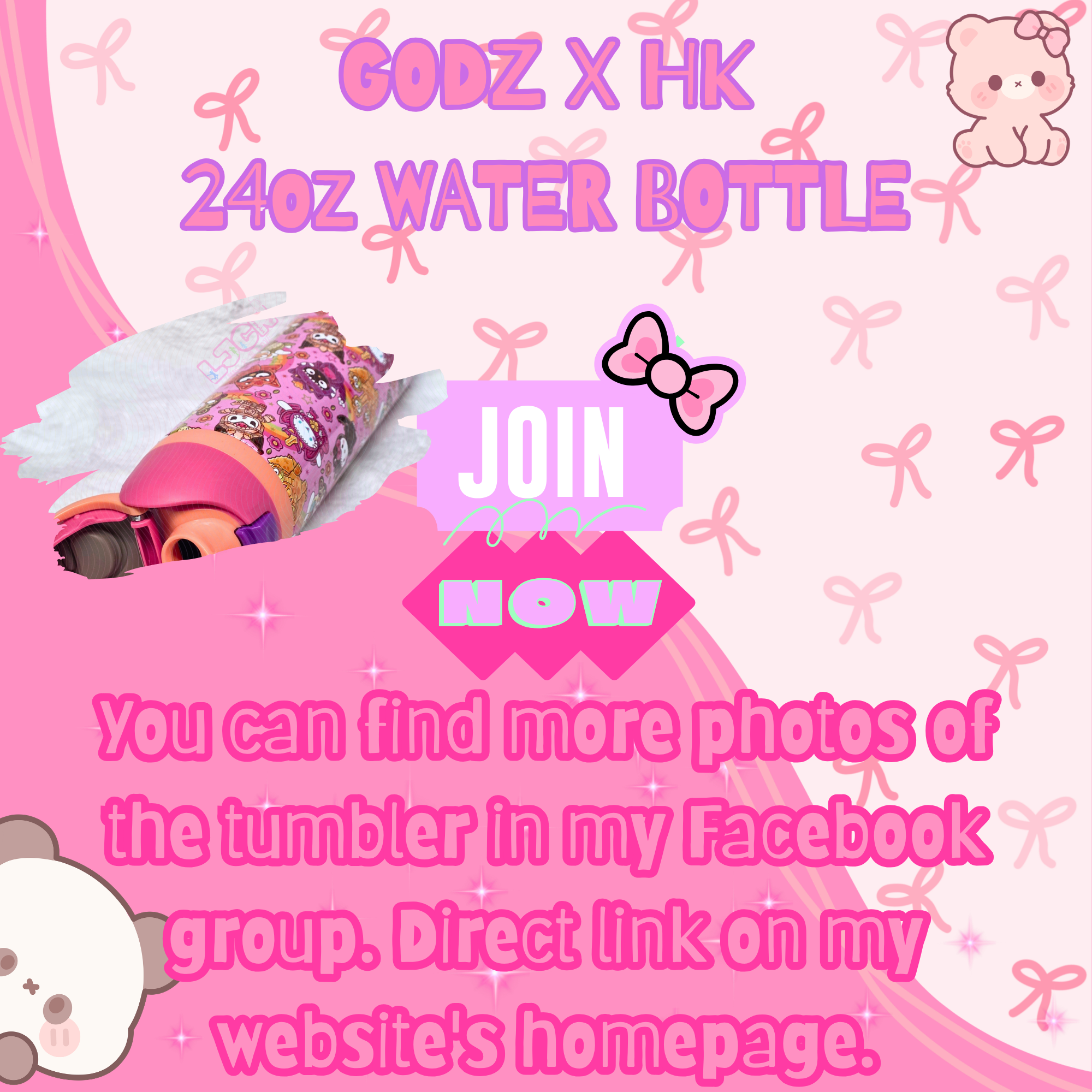 GODZ X HK WATER BOTTLE