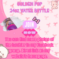 GOLDEN POP WATER BOTTLE