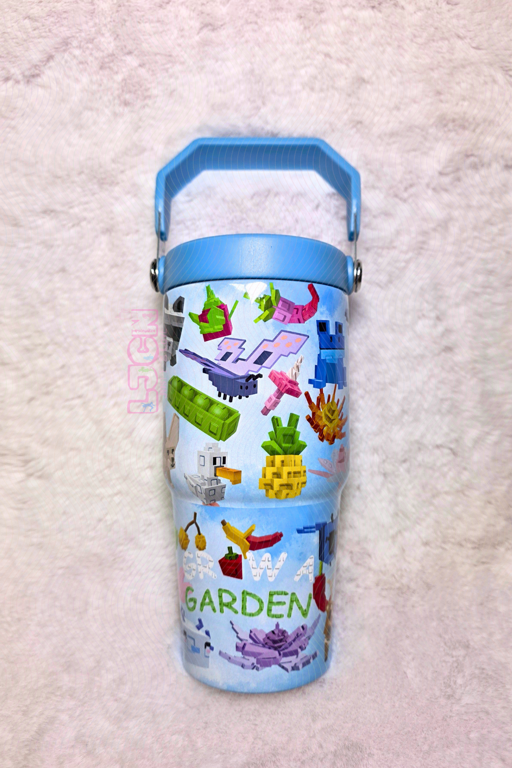 GARDEN GAME FLIP STRAW TUMBLER