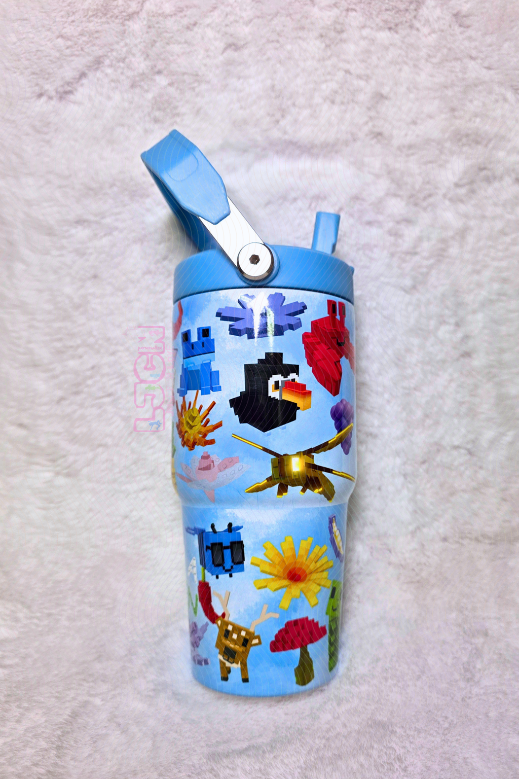 GARDEN GAME FLIP STRAW TUMBLER