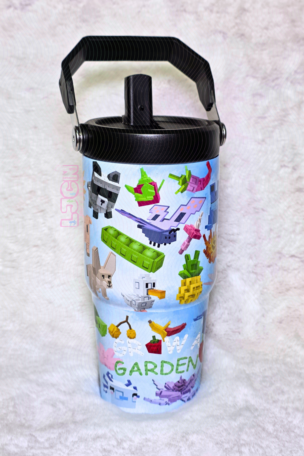 GARDEN GAME FLIP STRAW TUMBLER