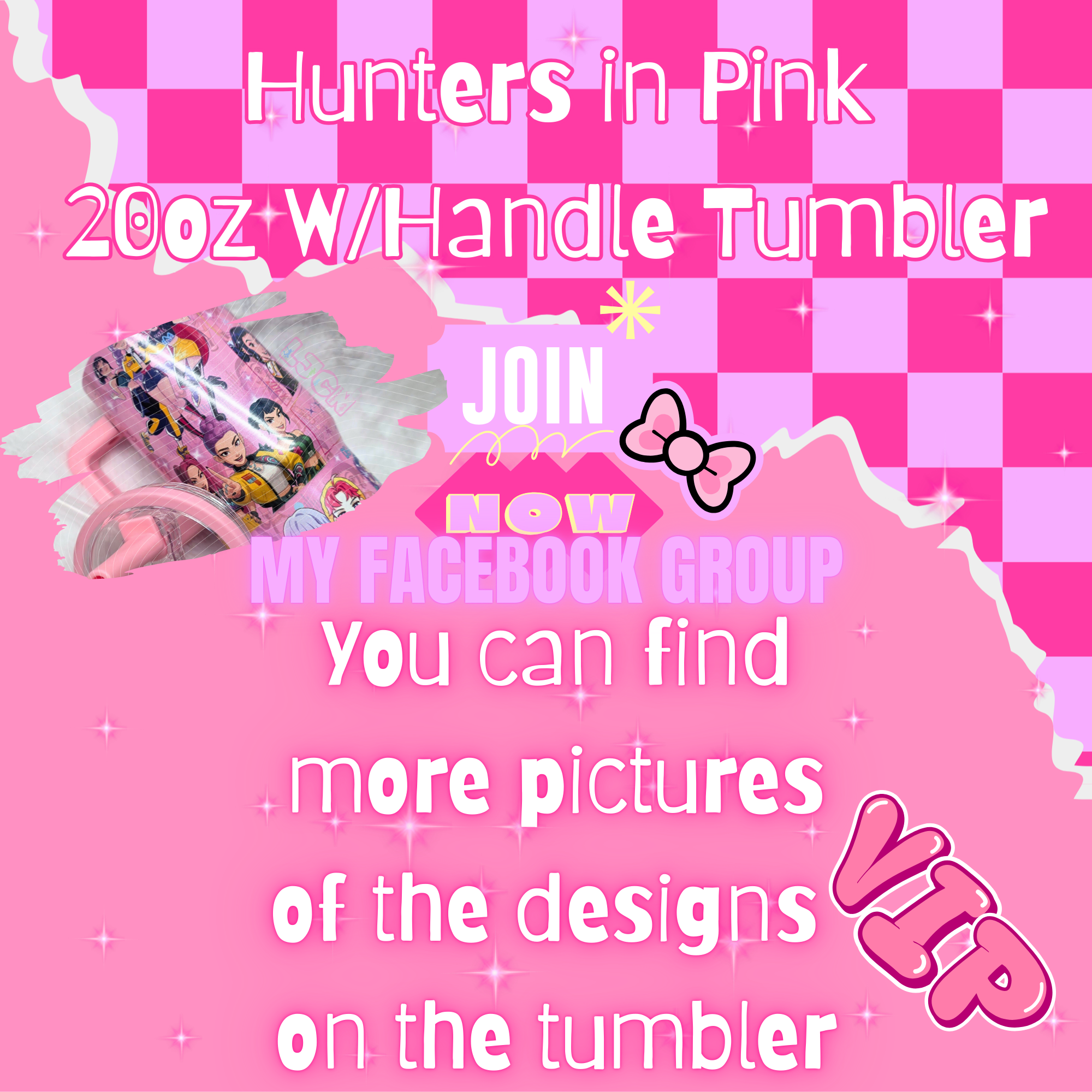 Hunters in Pink Tumbler