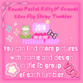 Kawaii Pastel Kitty N' Friends Tumbler