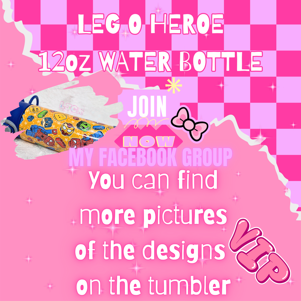 LEG O HEROE KIDS WATER BOTTLE