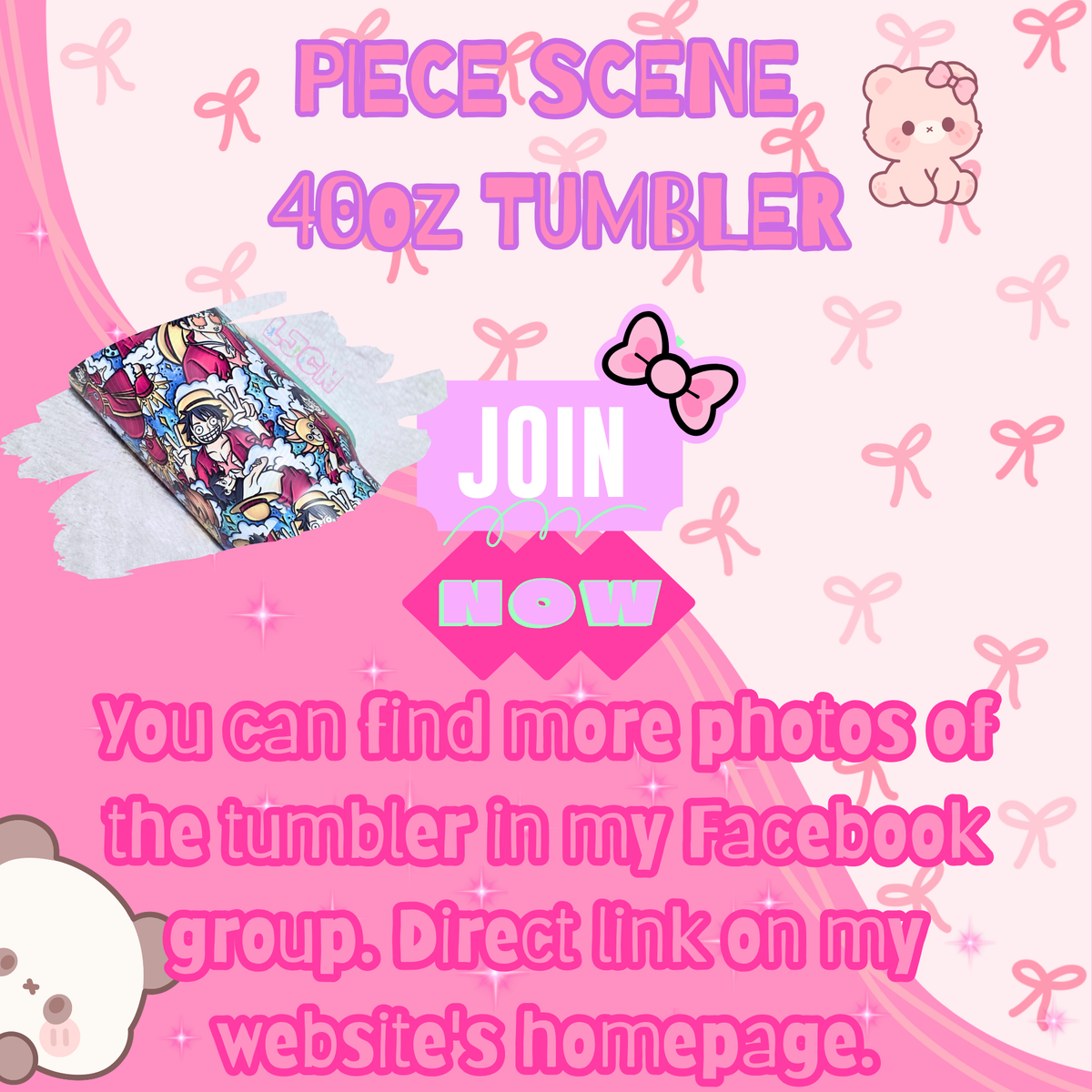 PIECE SCENE TUMBLER