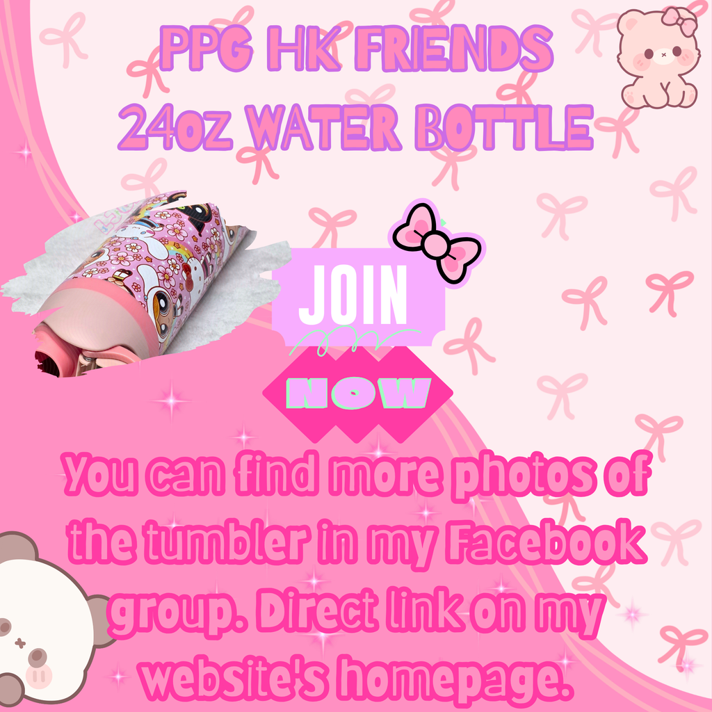 PPG HK FRIENDS WATER BOTTLE