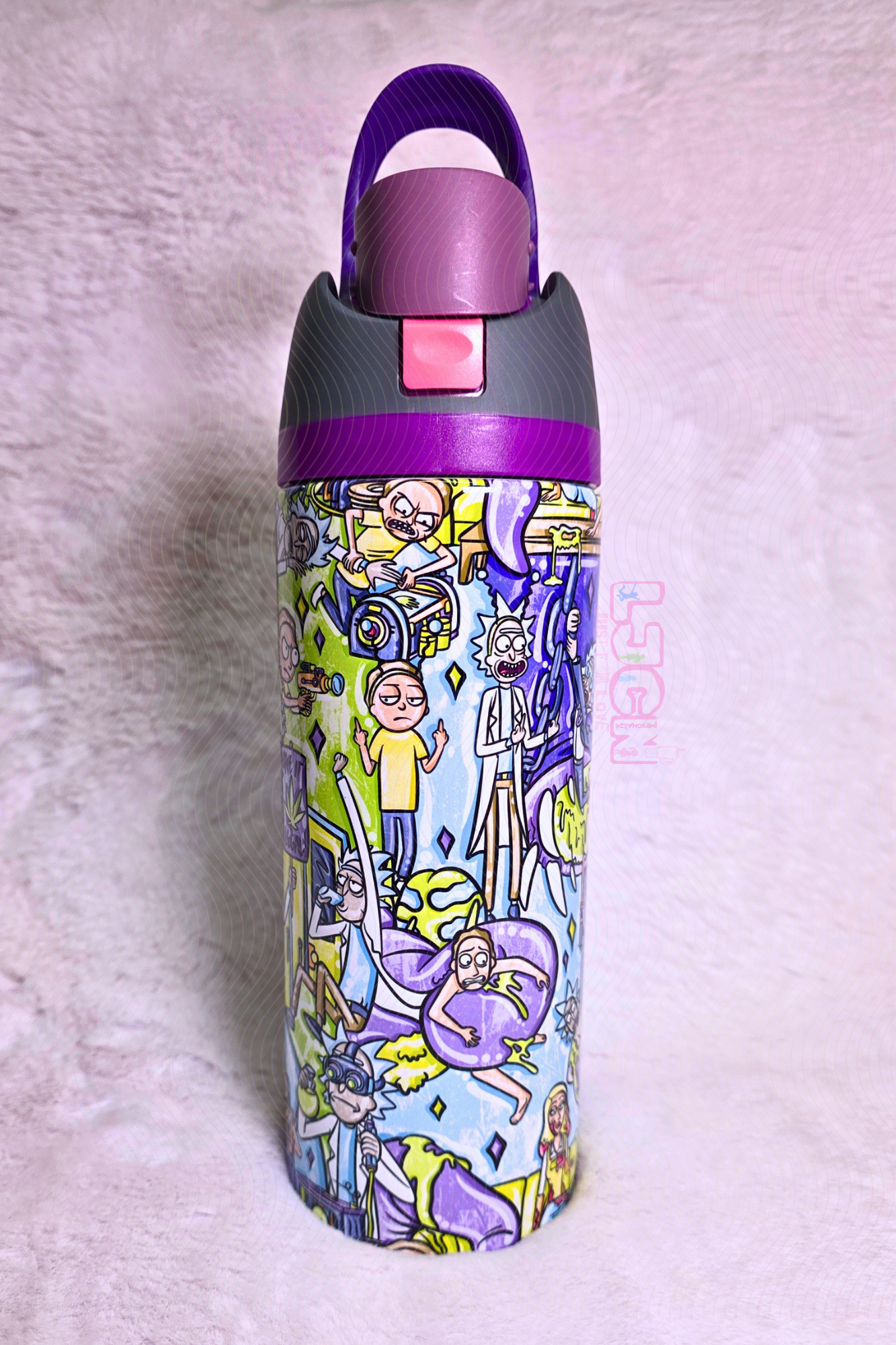 RICK N MORT WATER BOTTLE TUMBLER