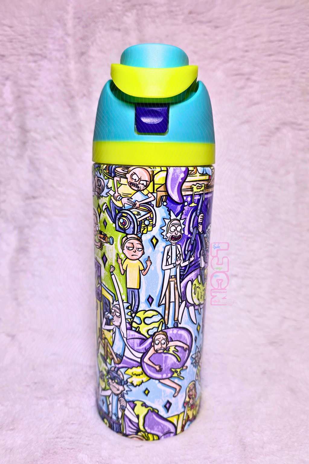 RICK N MORT WATER BOTTLE TUMBLER