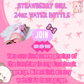 STRAWBERRY GIRL WATER BOTTLE
