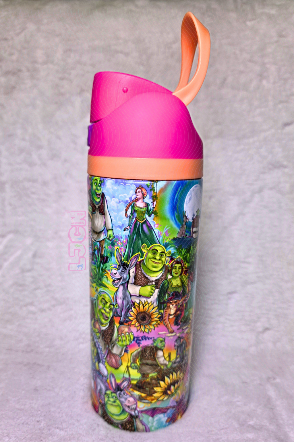 OGRE SCENE WATER BOTTLE TUMBLER