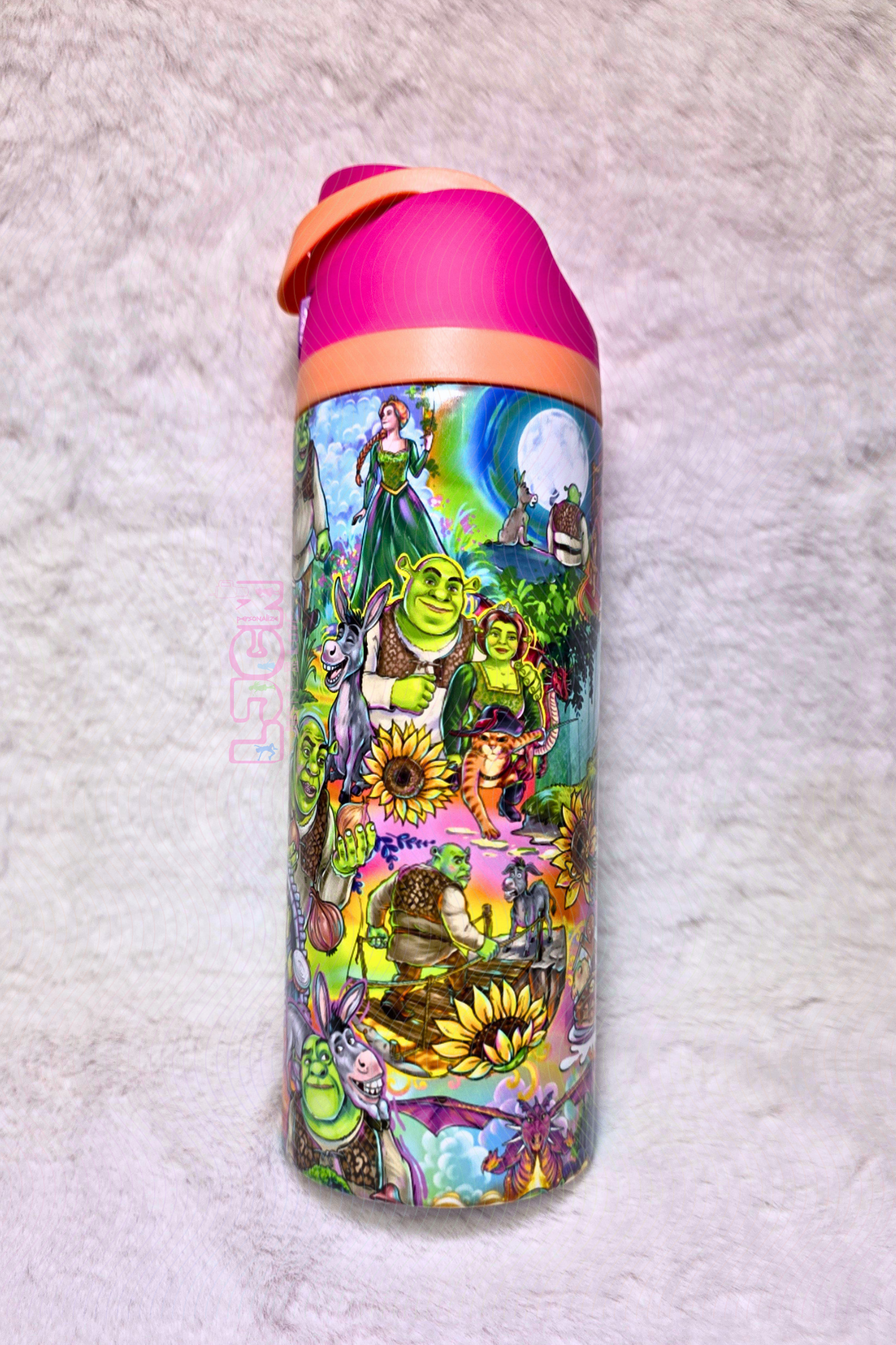 OGRE SCENE WATER BOTTLE TUMBLER