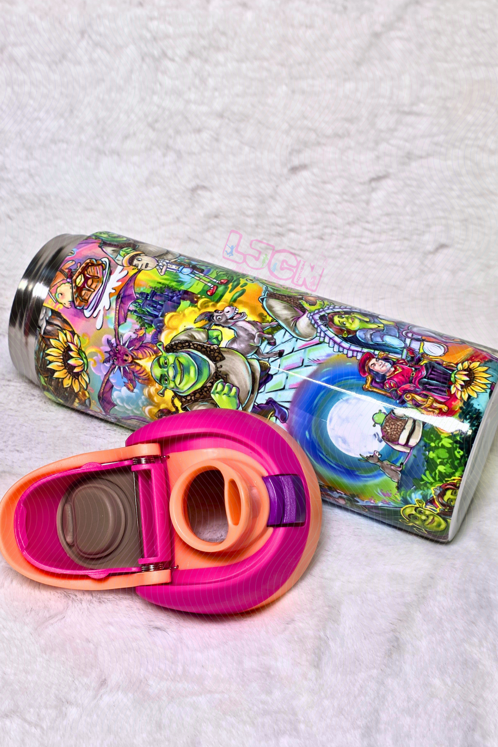 OGRE SCENE WATER BOTTLE TUMBLER