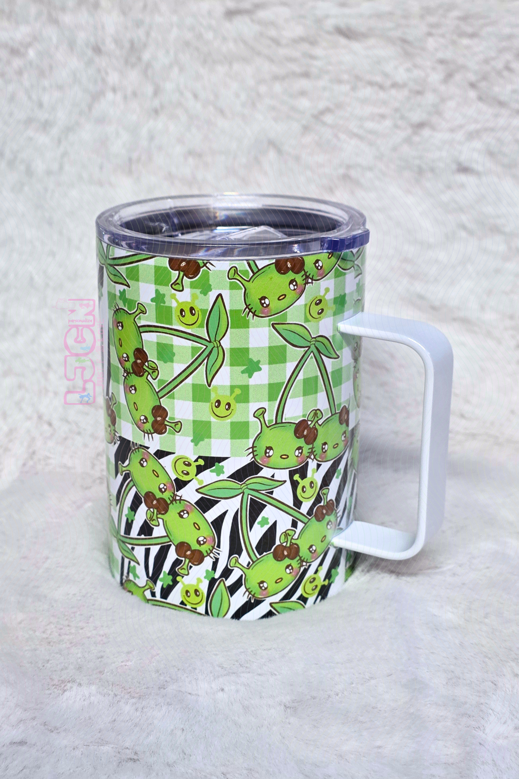 KITTY OGRE STAINLESS STEEL MUG