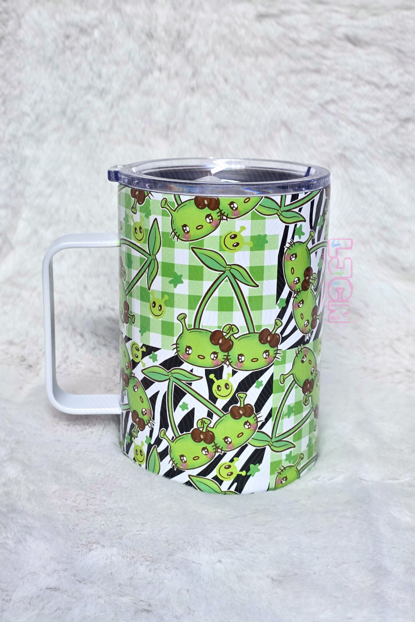 KITTY OGRE STAINLESS STEEL MUG
