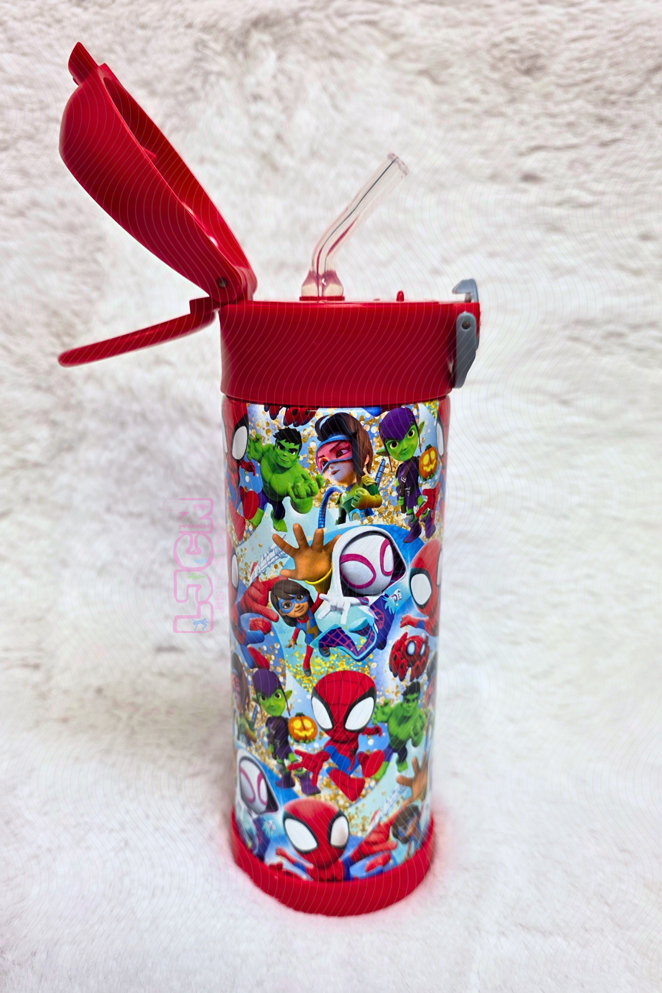 SPIDR N FRIENDS KIDS WATER BOTTLE