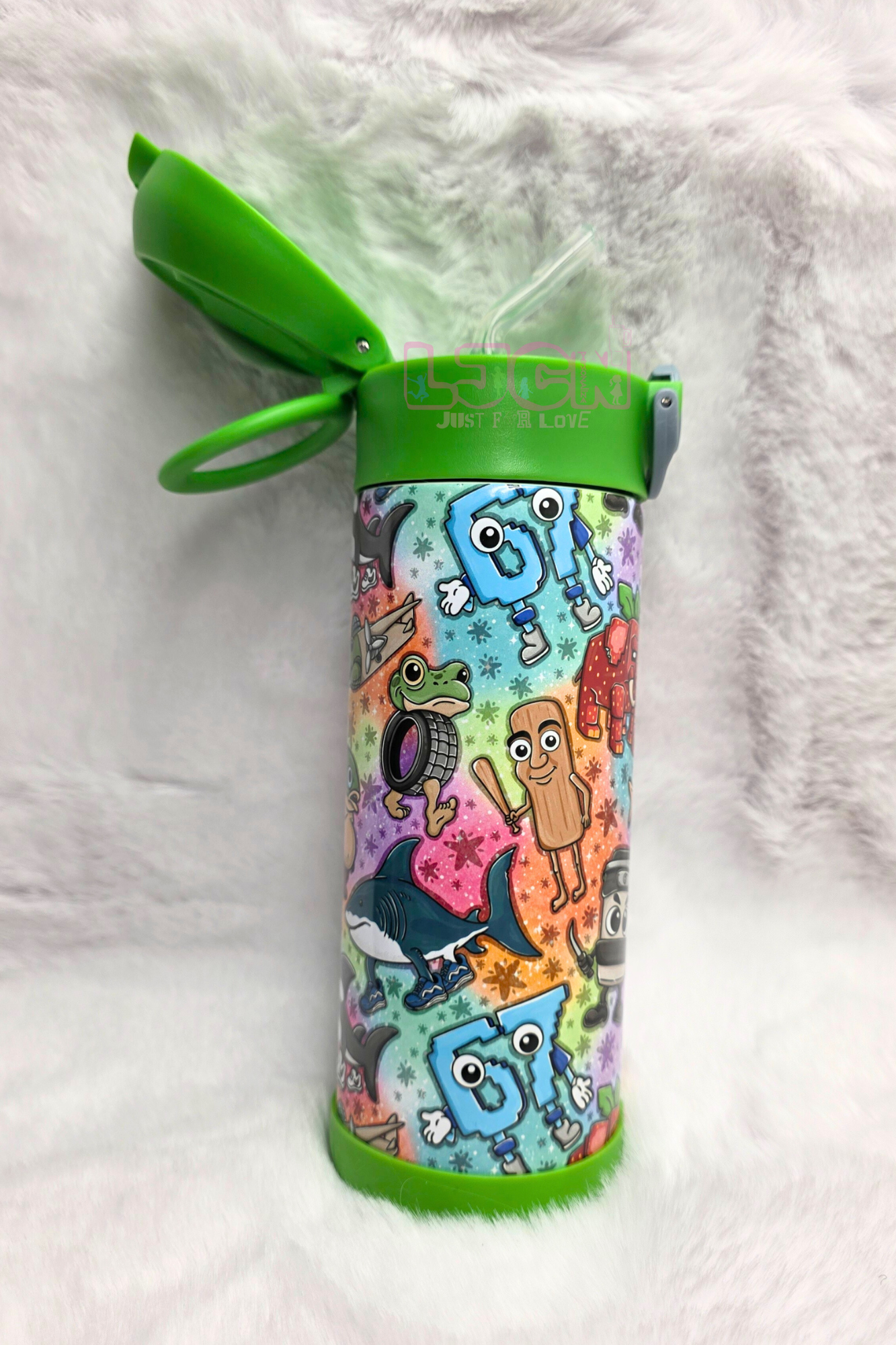 Brainrot Kids Water Bottle