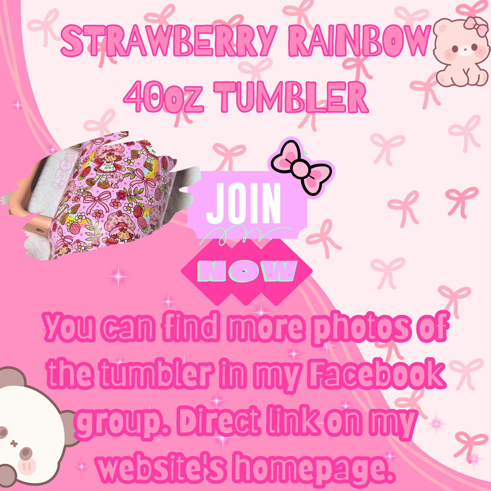 STRAWBERRY RAINBOW TUMBLER