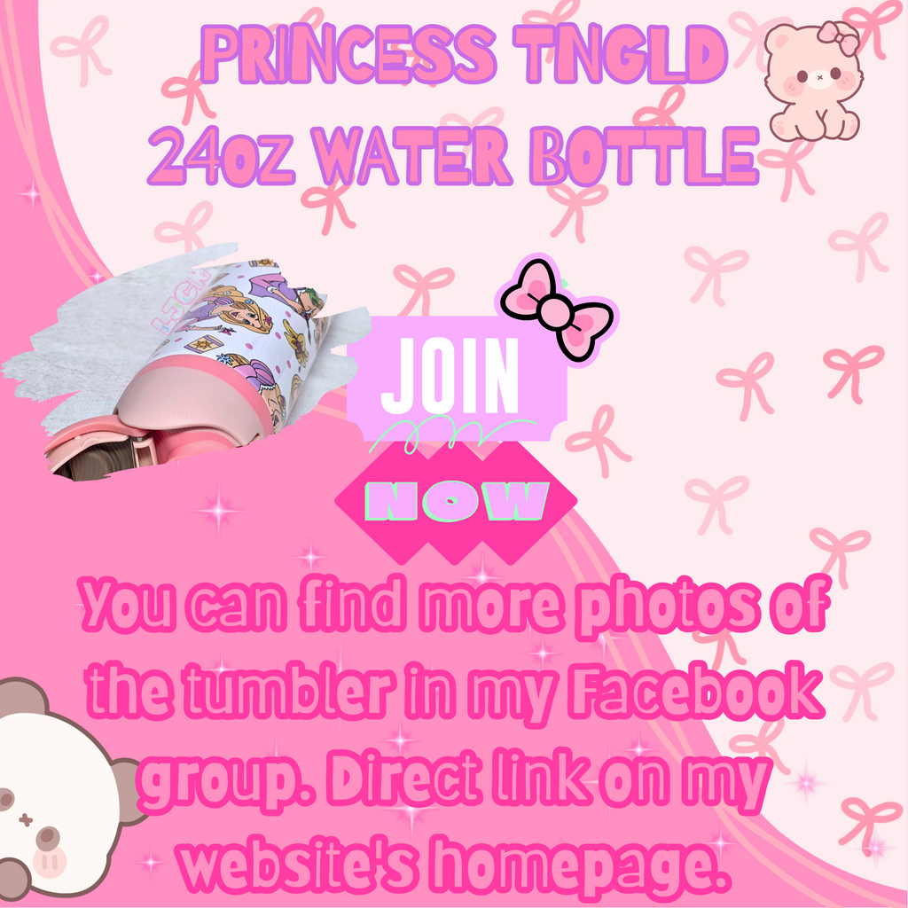 PRINCESS TNGLD WATER BOTTLE