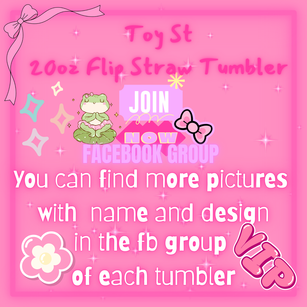 Toy St Flip Straw Tumbler