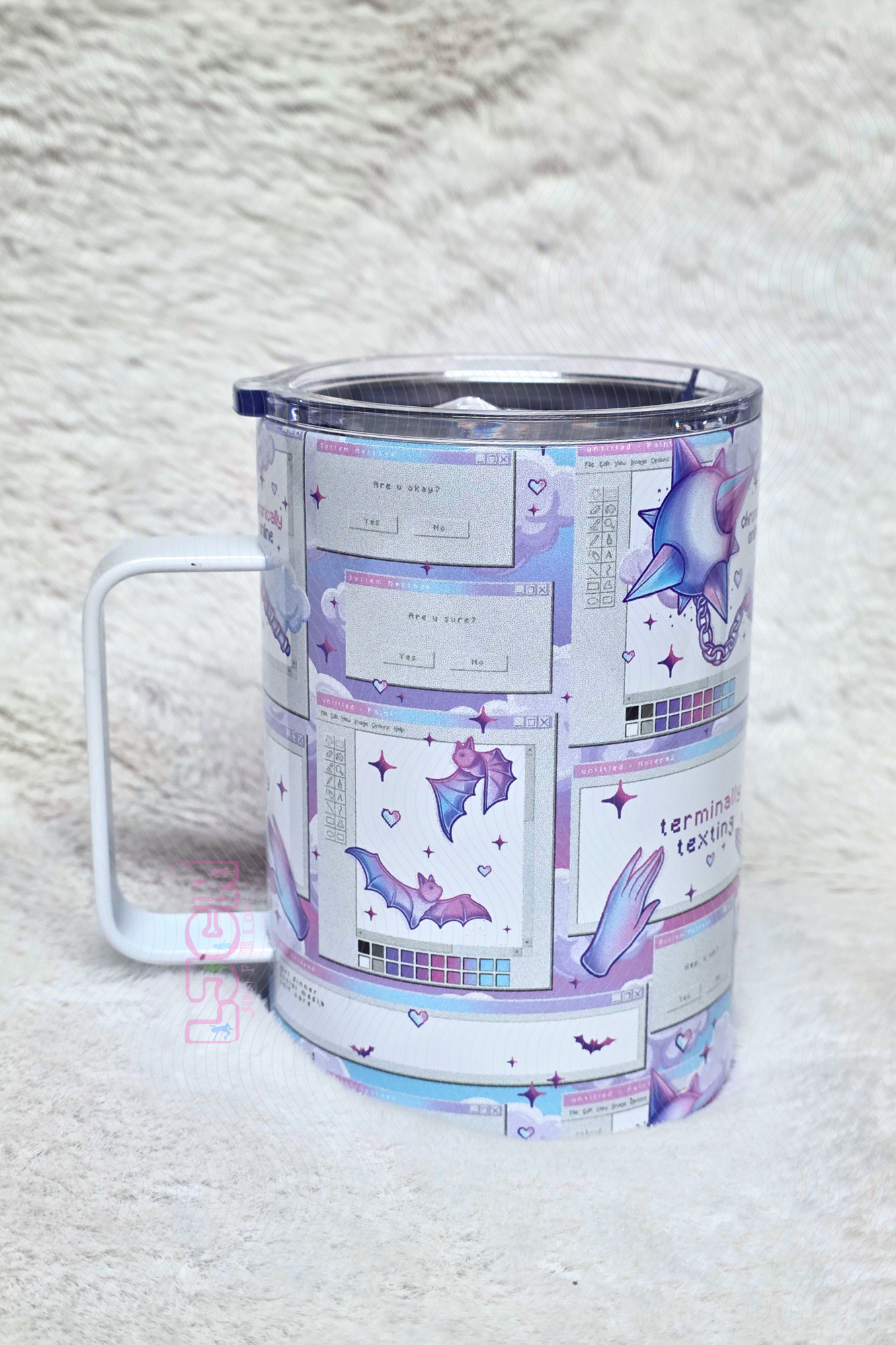 CHRONICALLY ONLINE STAINLESS STEEL MUG