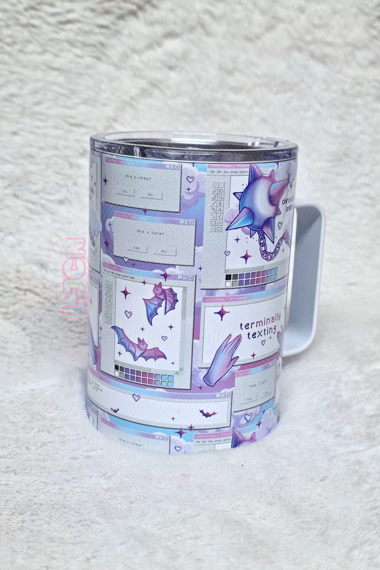 CHRONICALLY ONLINE STAINLESS STEEL MUG