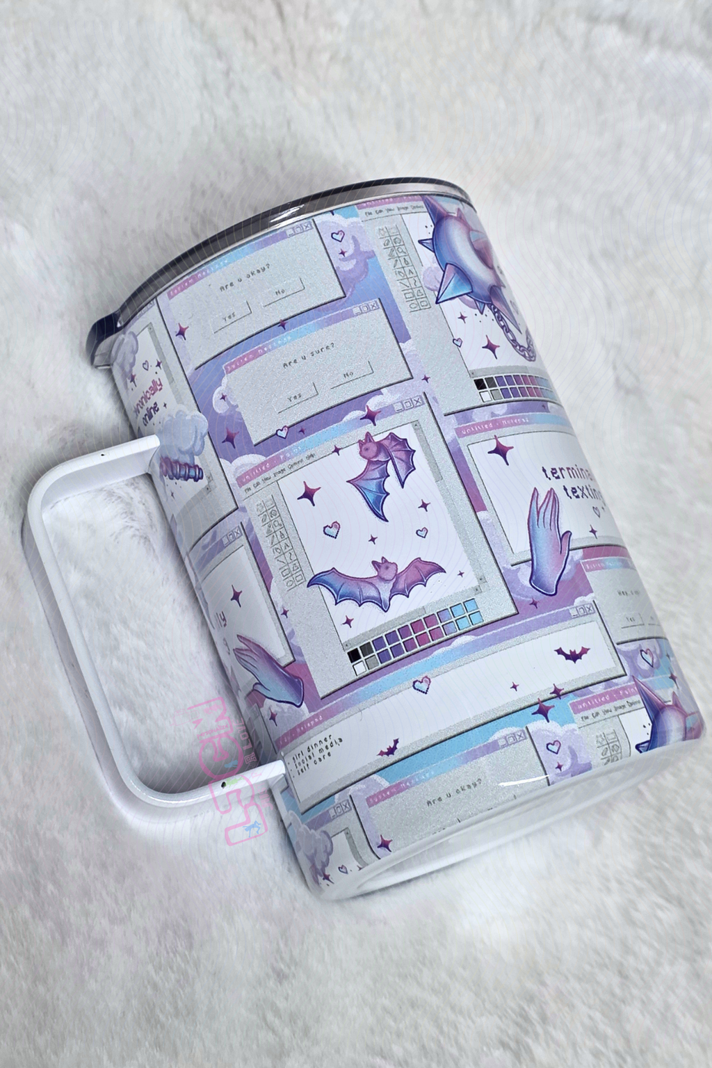 CHRONICALLY ONLINE STAINLESS STEEL MUG