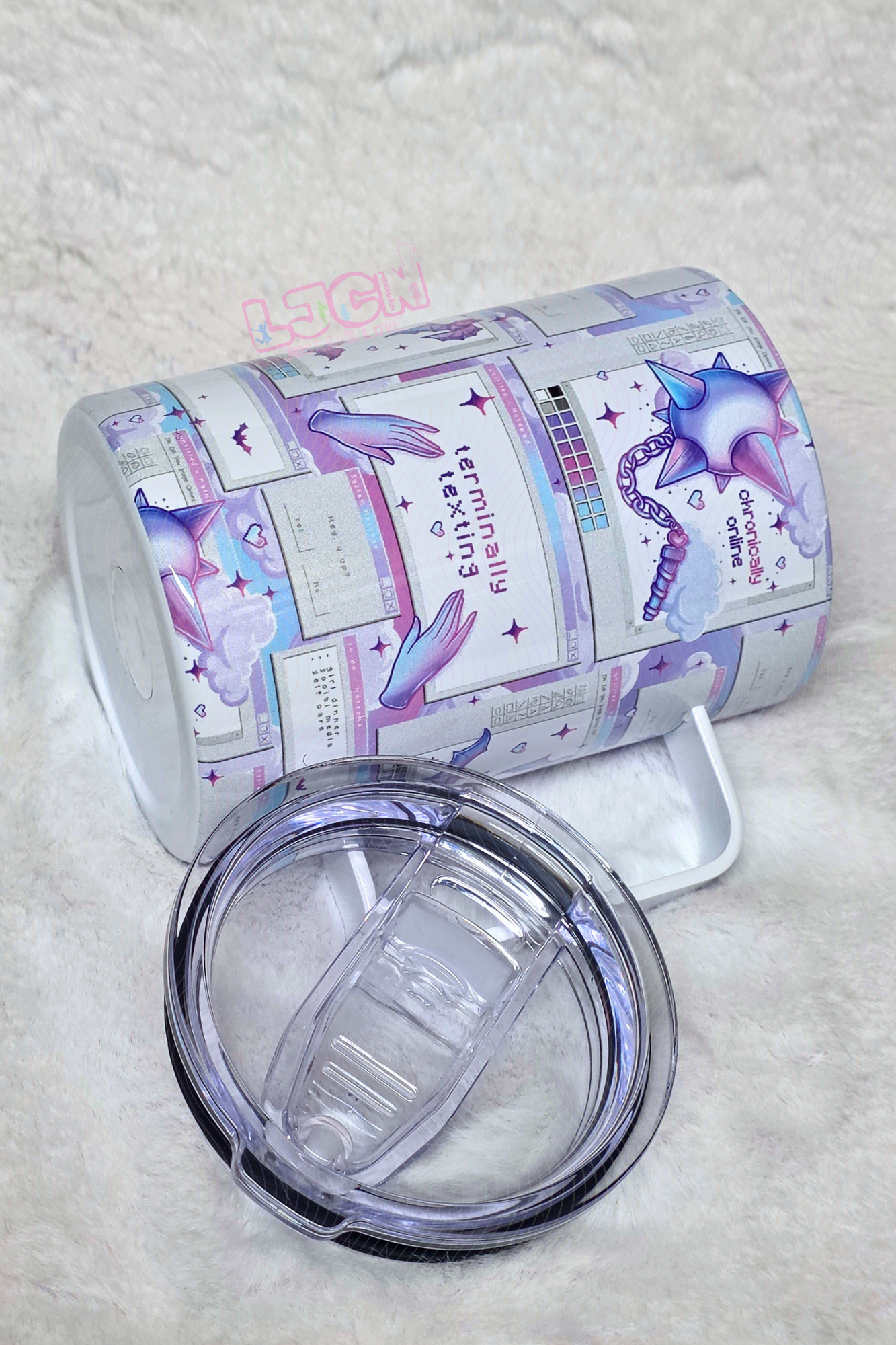 CHRONICALLY ONLINE STAINLESS STEEL MUG