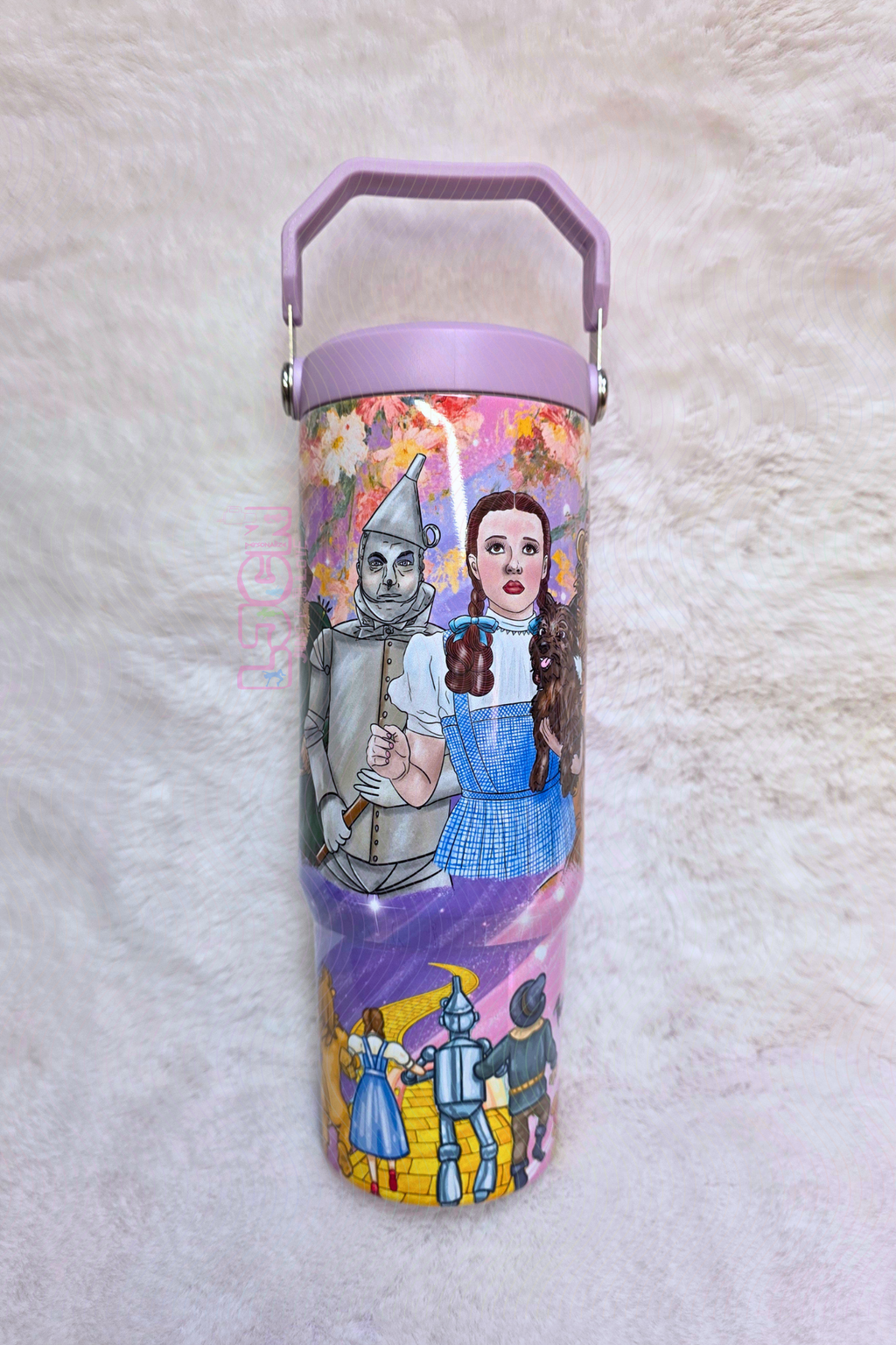 WIZ OZ FLIP STRAW WATER BOTTLE