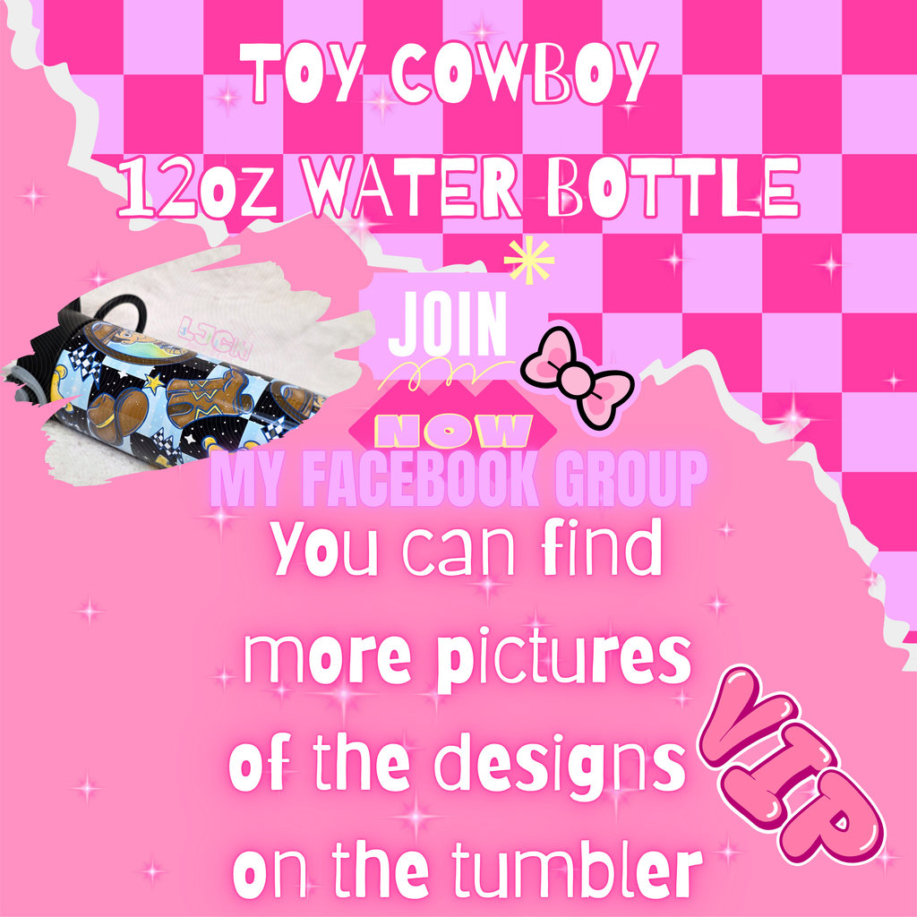 TOY COWBOY KIDS WATER BOTTLE