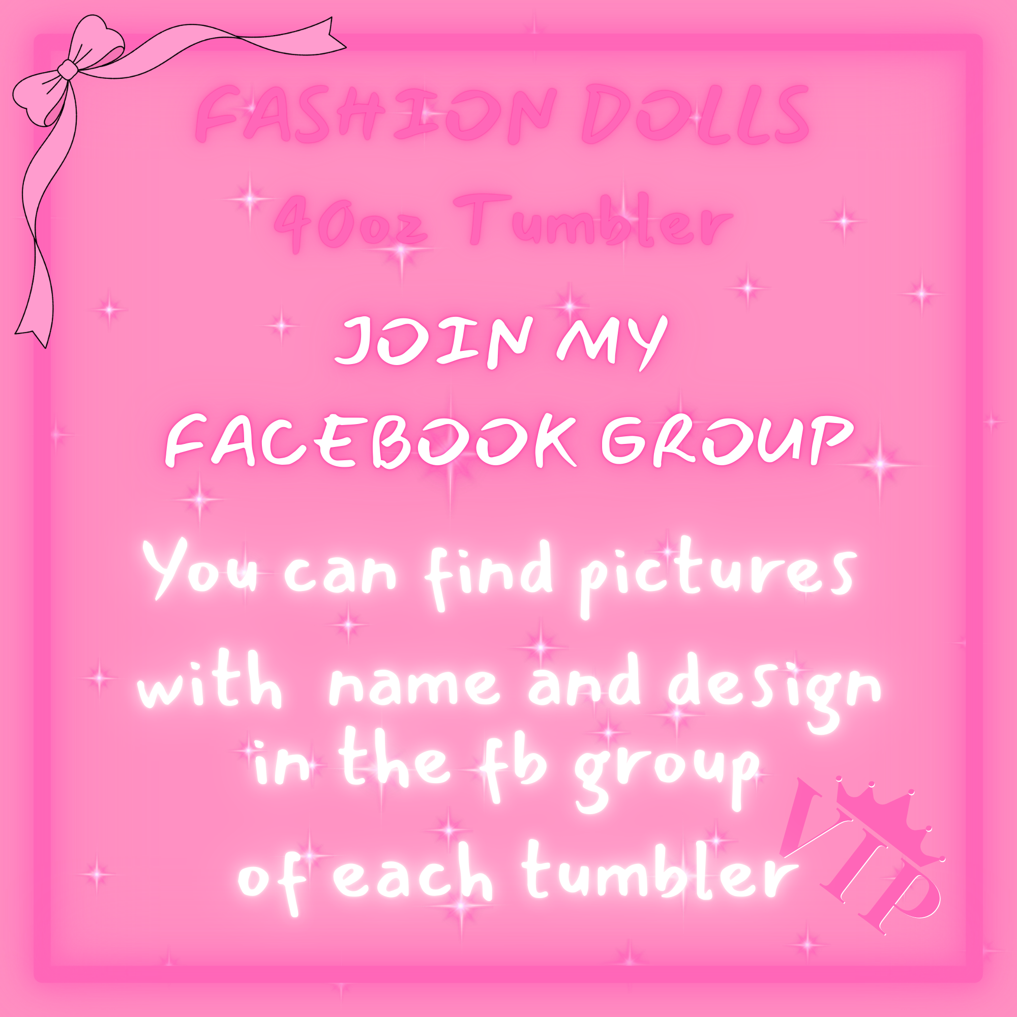 FASHION DOLLS TUMBLER