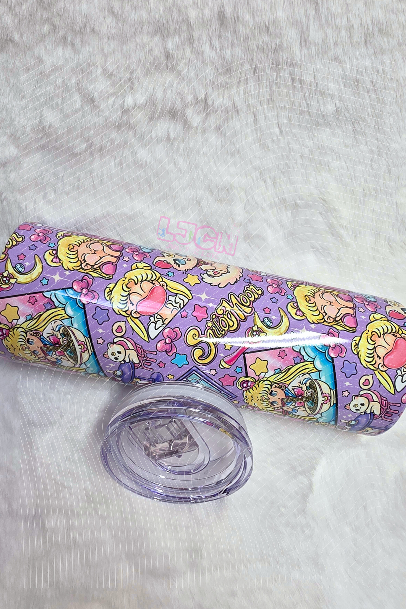 Cute Anime Moon Tumbler