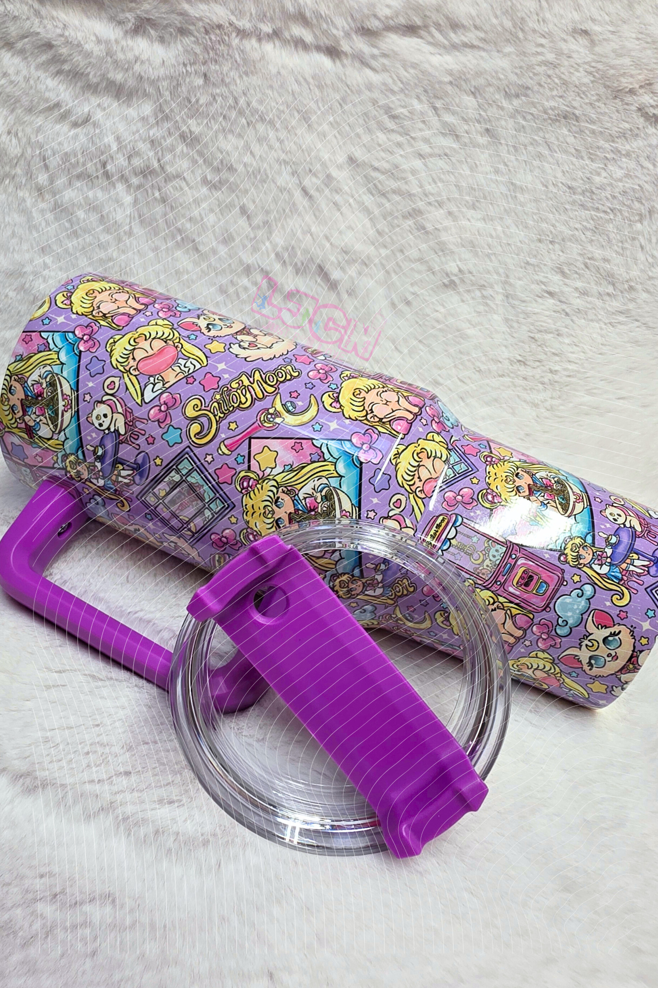 Cute Anime Moon Tumbler