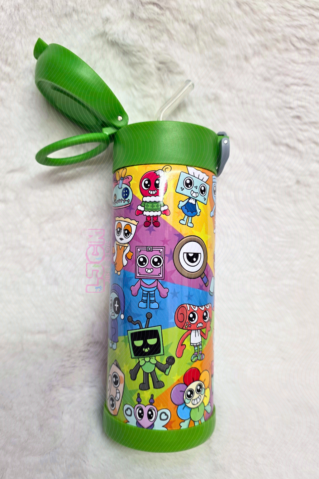 RAINBOW WORLD KIDS WATER BOTTLE