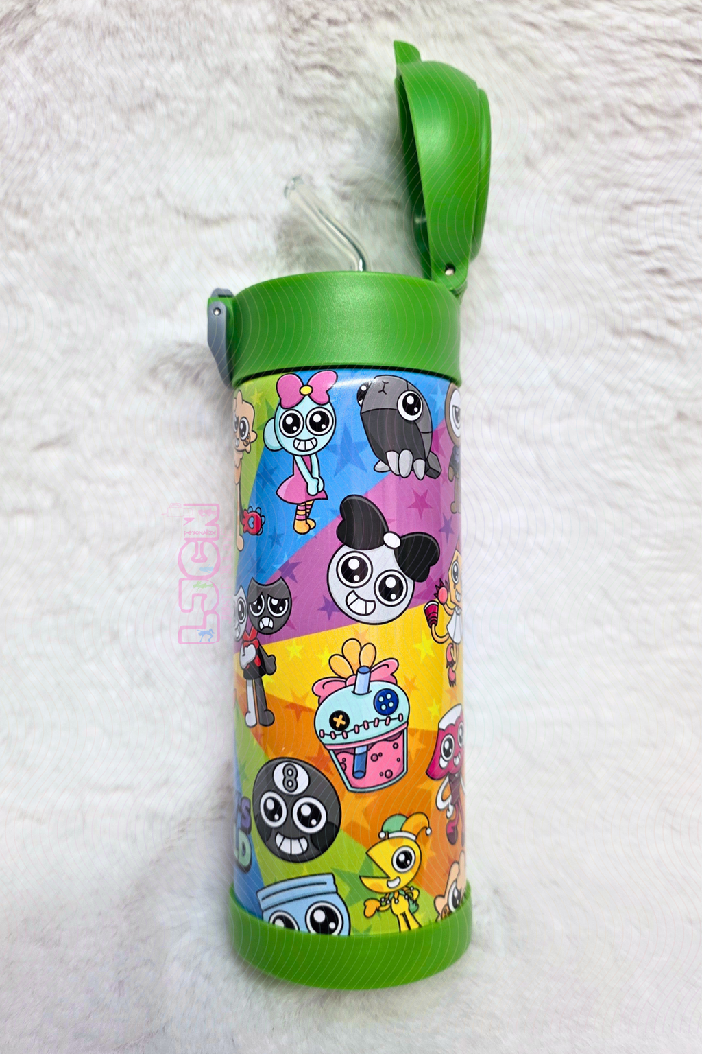 RAINBOW WORLD KIDS WATER BOTTLE